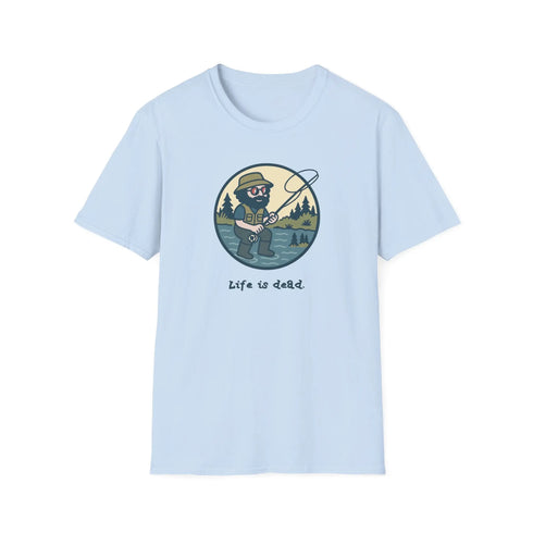 Grateful Dead - Fly Fishin' Jerry - Life is dead. Grateful Dead TShirt - StealieShop